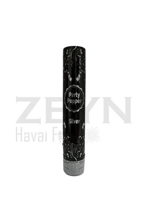 30CM PARTY POPPER SILVER KONFETİ